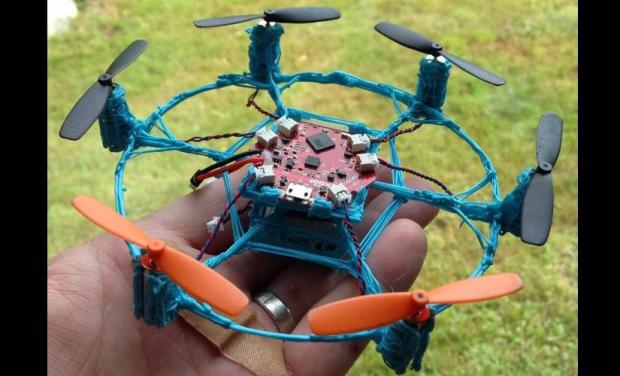 Version 2 of Louis’ hexacopter drone features a more stable design to maintain flight.