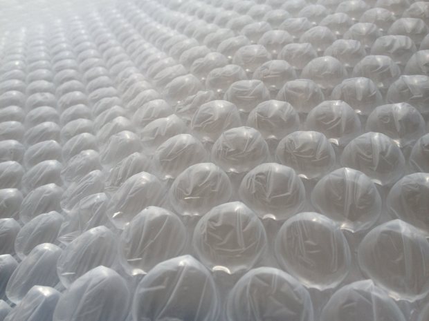 Those air pockets on Bubble Wrap were actually formed using a perforated vacuum