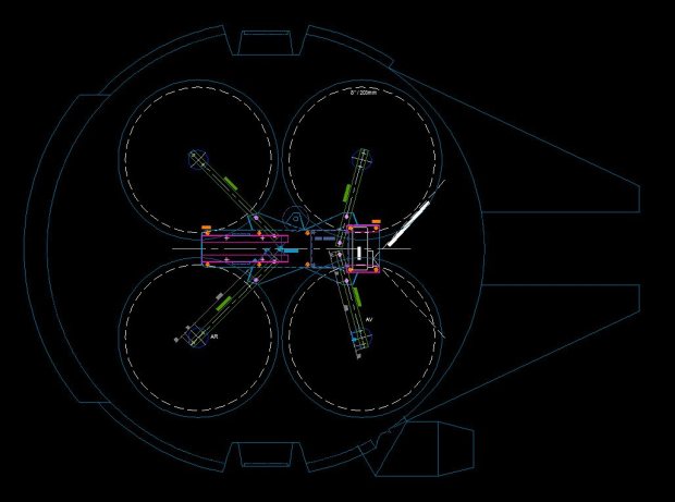 m335 00 Transform a Quadcopter Into a Flying Millennium Falcon