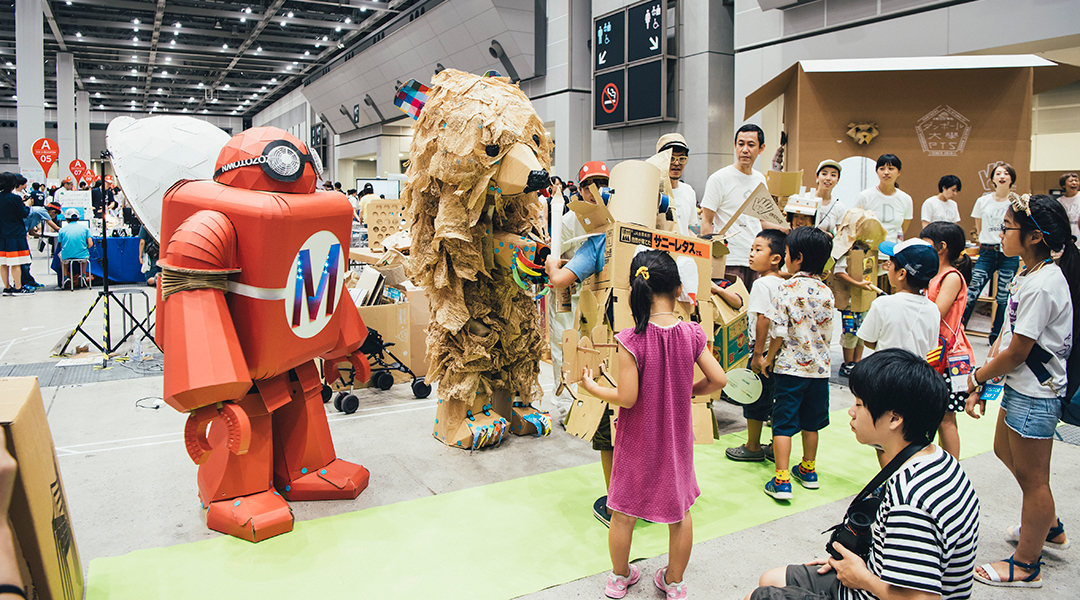 ダンボール相撲「Maker Faire Tokyo場所」