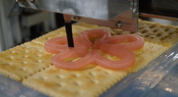 和菓子を出力する3Dフードプリンタの開発の画像