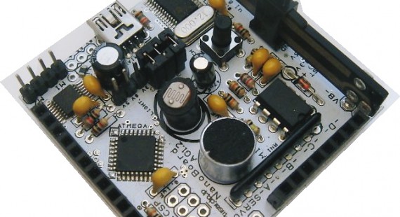 Arduino互換機「ちびでぃ～の」シリーズ、Scratchセンサー「なのぼ～どAG」などの画像
