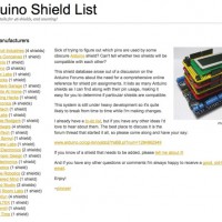 Arduino Shield List – 46種のシールドのピンの使い方詳細解説