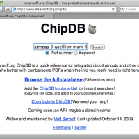 ChipDB – 新しいICのデータベース