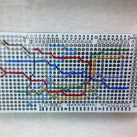 Arduino Mega Shield で東京地下鉄マップ