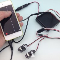 iPhone/iPadから制御可能なサーボモーターセット「プチロボS2」